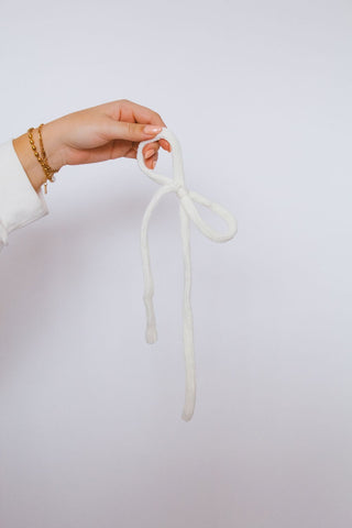 Knit Long Bow Tie - Multiple Colors - Clips - ANDI