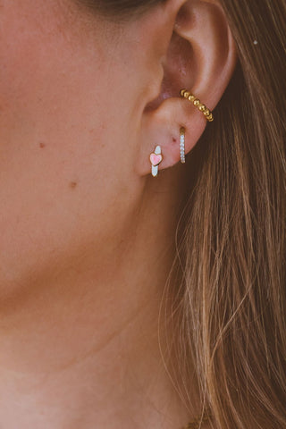 Love Potion Huggie Earrings - Hypoallergenic - Earrings - ANDI