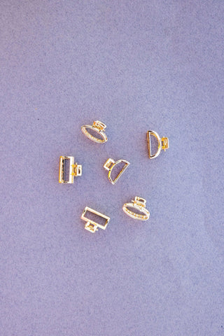 Micro Gold Claw Clip - Clips - ANDI
