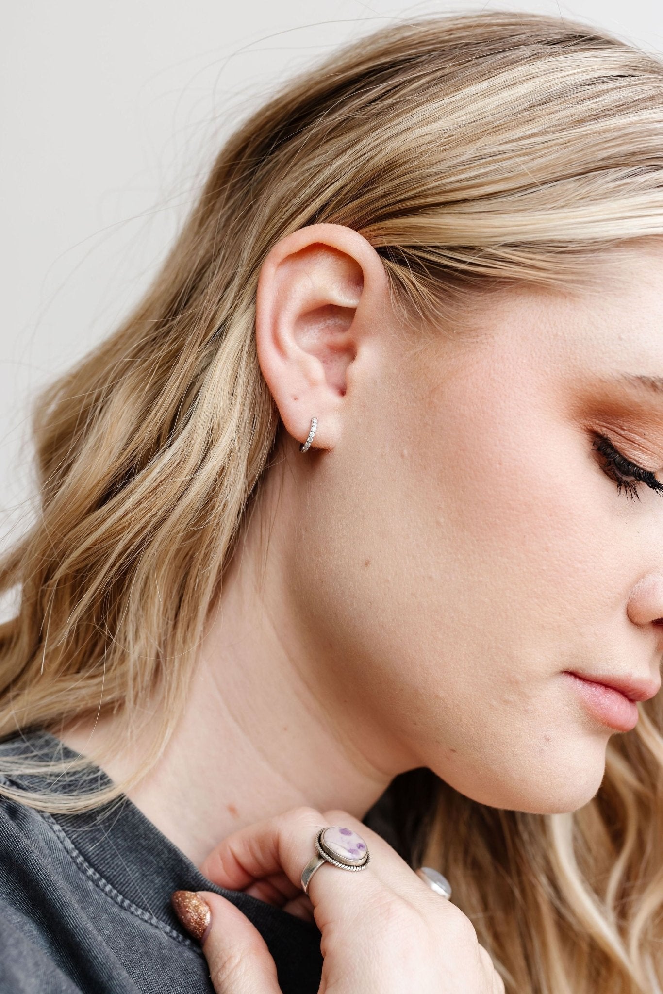 Silver hypoallergenic earrings sales