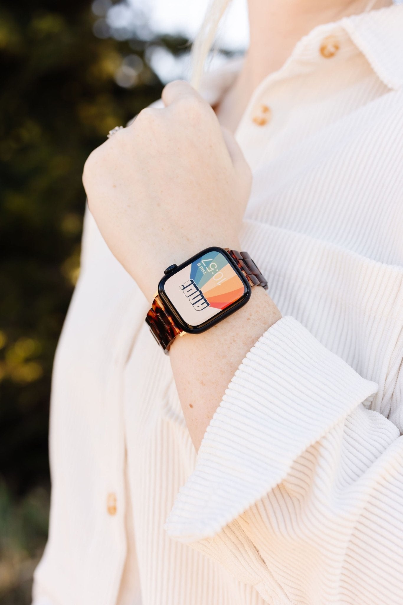Apple watch tortoise band sale