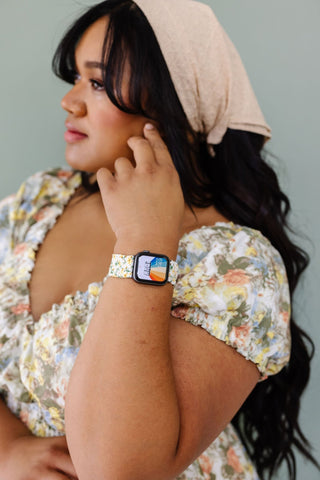 Whimsical Floral Watch Band for Fitbit Versa - ANDI